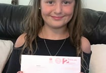 Special delivery from the late Queen for eight year old Emelia