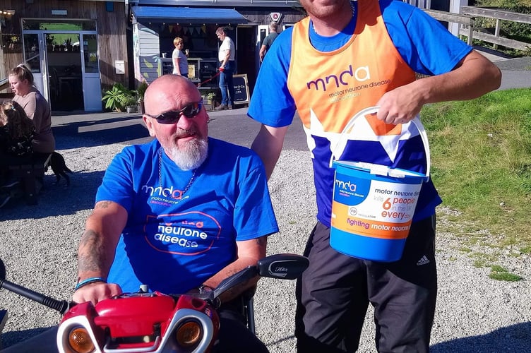 Jed Harvey completed a virtual marathon for the Motor Neurone charity