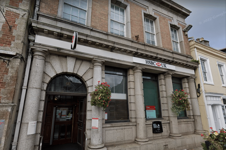Liskeard HSBC via Google Maps