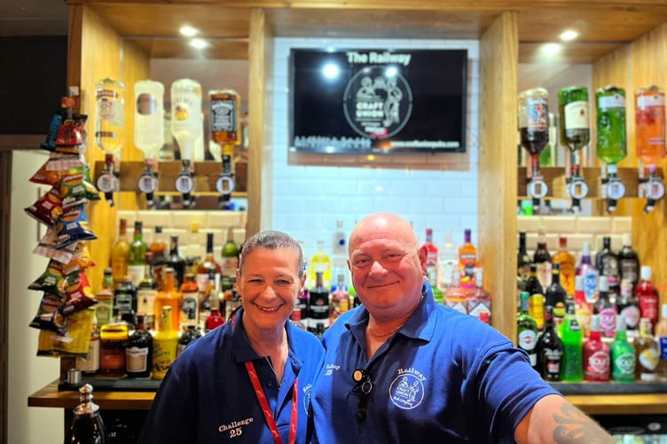Brett and Lorraine moved to Saltash after leaving the sun and sea of Benidorm behind along with the bar they had run together for five years