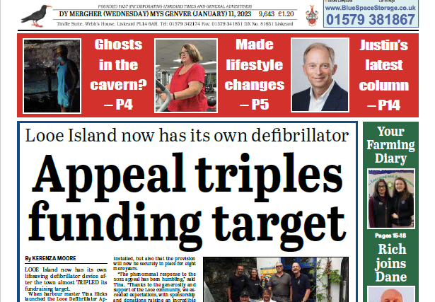In this week's Cornish Times