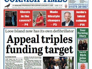 In this week's Cornish Times