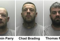 Three jailed after A38 collision