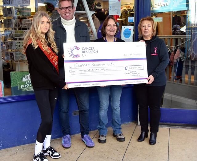 Dance show raises £1,000 for Cancer Research group