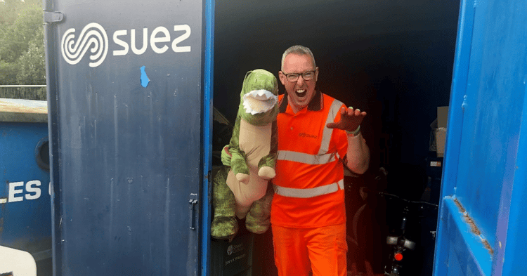 James Maughan, who works for Connon Bridge Household Waste and Recycling Centre