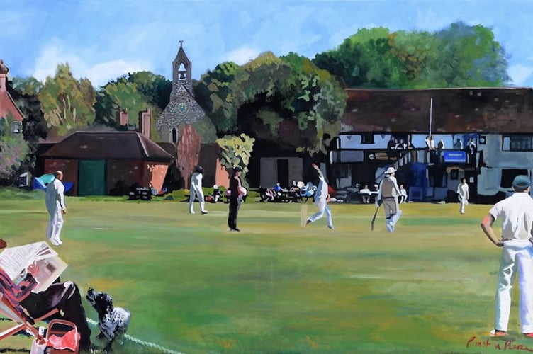 Ripley CC, oil on canvas by Christina Pierce