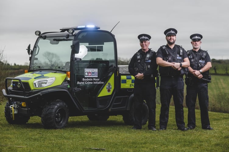 First All-Terrain Policing Vehicle in Devon and Cornwall takes to the hills of Bodmin Moor