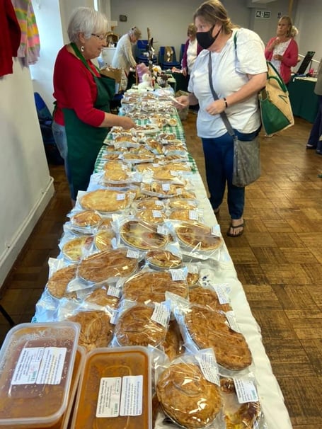 Baked good's sold at the Liskeard Country Market