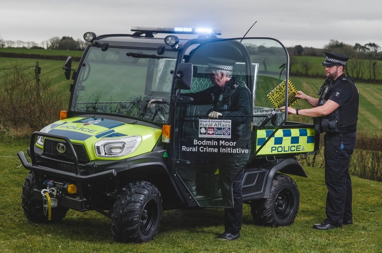 Devon & Cornwall Police's new all-terrain vehicle for Bodmin Moor