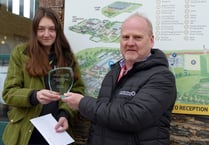 Duchy College student receives bursary award
