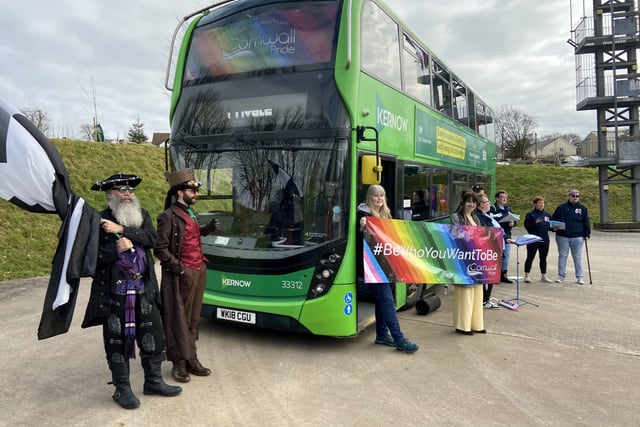 Pride bus tours the county