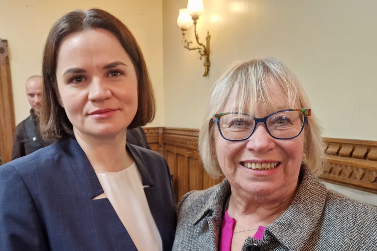 Meeting with Sviatlana Tsikhanouskaya
