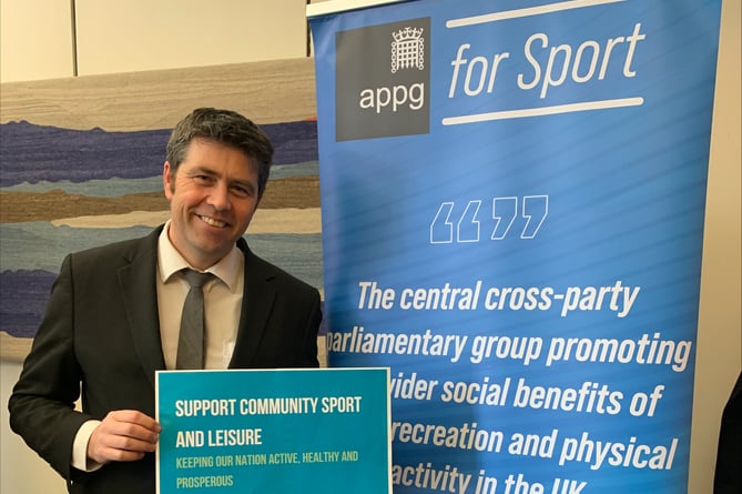Scott Mann, the MP for North Cornwall at the APPG for Sport recently
