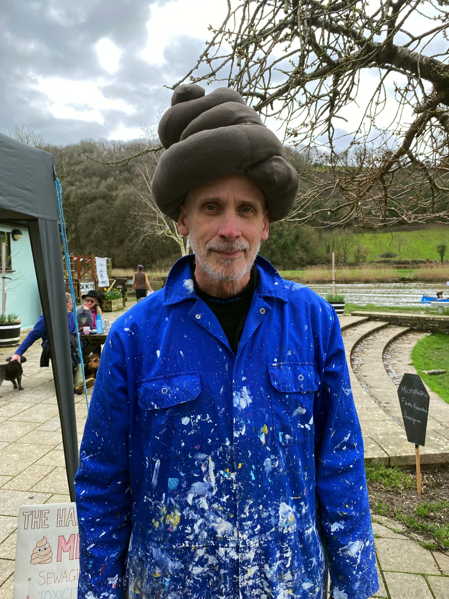 Speakers explain how pollutants are affecting the river