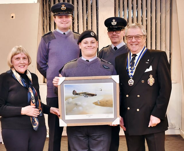 Presentation evening for 197 Squadron