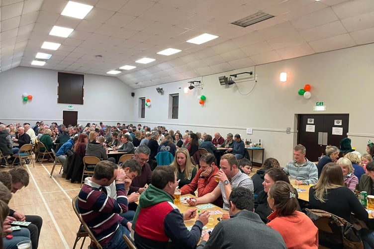Liskeard Young Farmers charity bingo event
