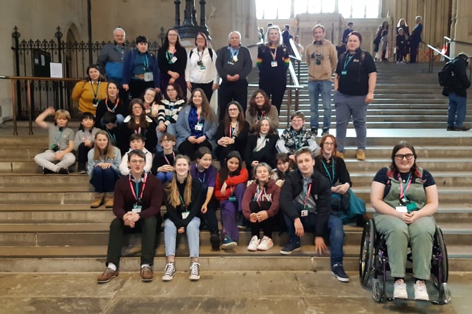 Cornwall Youth Council in Parliament 