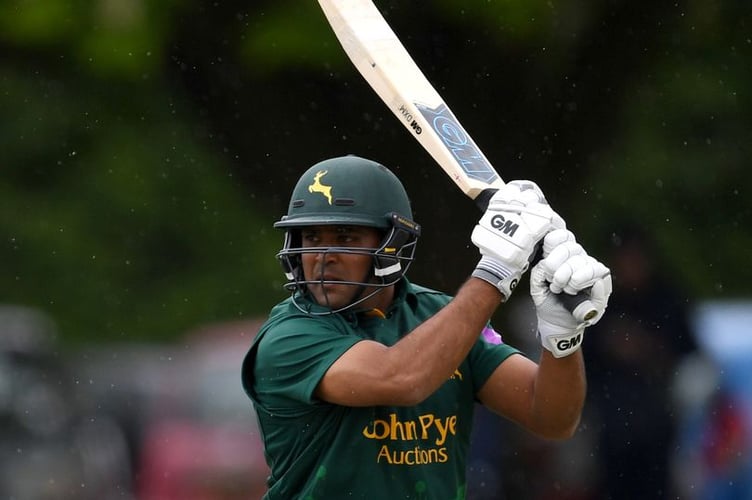 Samit Patel batting for Nottinghamshire in last season's Royal London One-Day Cup. (Image: Gareth Copley/Getty Images)