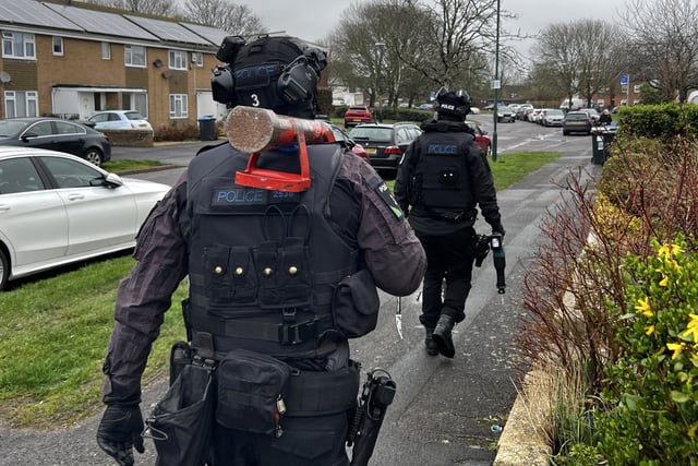 Police action sees cash, drugs and weapons removed from streets
