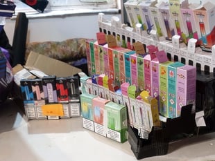 Crackdown on vape and gambling shops