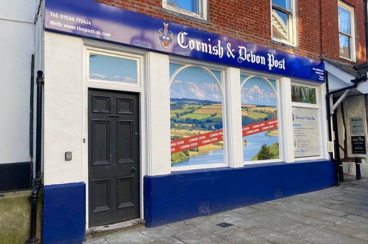 The new Cornish & Devon Post office in Launceston