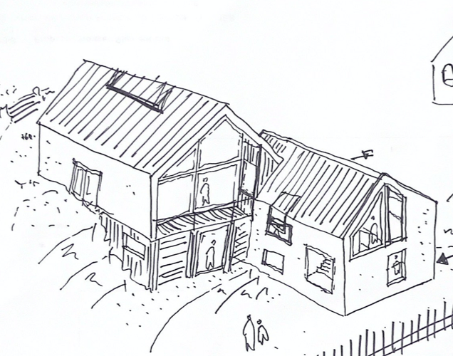 A rough sketch of the property design in Torpoint - PA23/00325