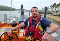 New coxswain welcomed at Fowey station