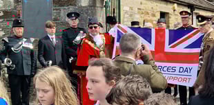 Flag relay begins ahead of Armed Forces Day