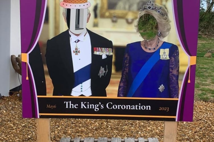 The Royal photobooth in St Mellion 