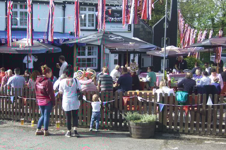 Coronation celebrations in Upton Cross
