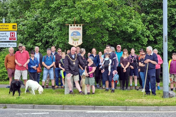 Liskeard Beating of the Bounds a previous year