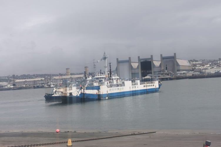 PLYM leaving Torpoint 