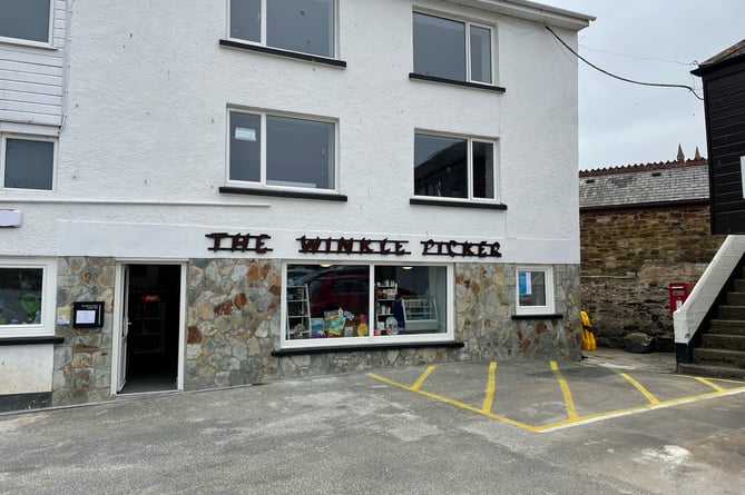 The Winkle Picker village shop in Polruan 