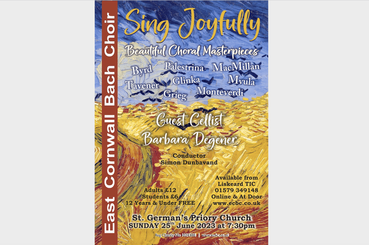 East Cornwall Bach Choir's summer concert
