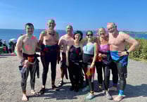 Took part in Castle to Castle swim