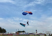 VIDEO: RAF Falcon display team wows Royal Cornwall Show goers