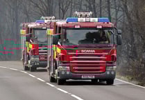 Kelly Bray fire tackled by inter-county fire crews