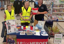 Cornwall Tesco stores raise thousands of pounds for Forces Veterans