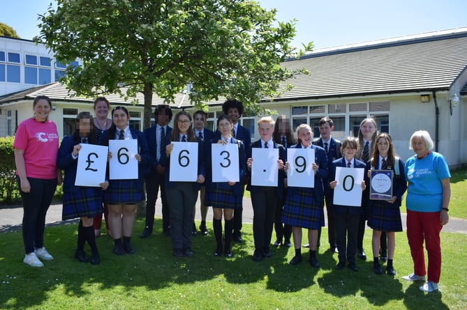 STUDENTS have said they can’t wait to hold another fundraising event next year