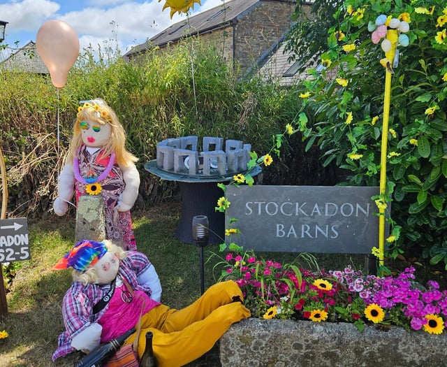 Groovy summer solstice display appears in Landulph