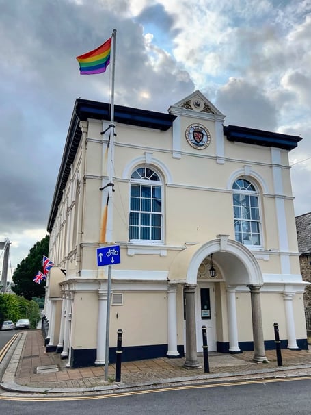Saltash Town Council pride flag