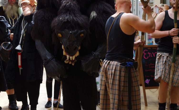 The Beast of Bodmin facing trial in the Market House Arcade