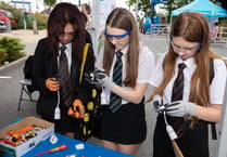 Young women attend the Tamar Crossings 'Women in STEM' day 