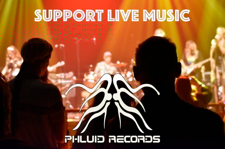  Support live music from Phluid Records