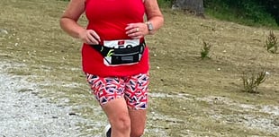 Liskeard Power Runs Cornwall members complete a lap of Siblyback lake for charity