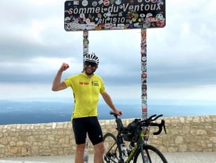 Tom completes ‘Tour de France’