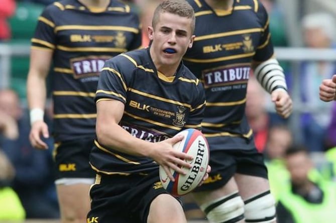 Billy Searle in action for Cornwall.