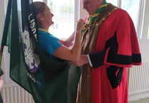 Mayor invested as honorary Scout