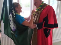 Mayor invested as honorary Scout