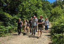 Protect Earth lead restoration tour of High Wood near Liskeard
